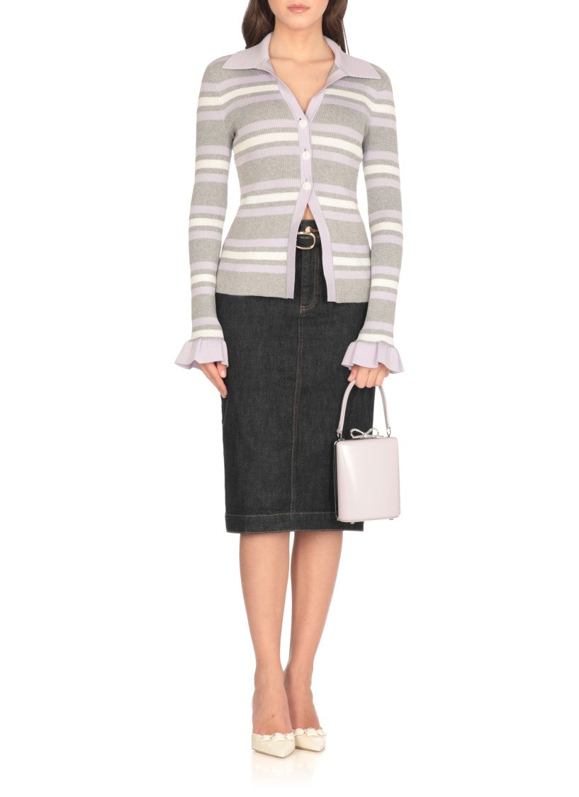 Self-Portrait Leather Hand Bag