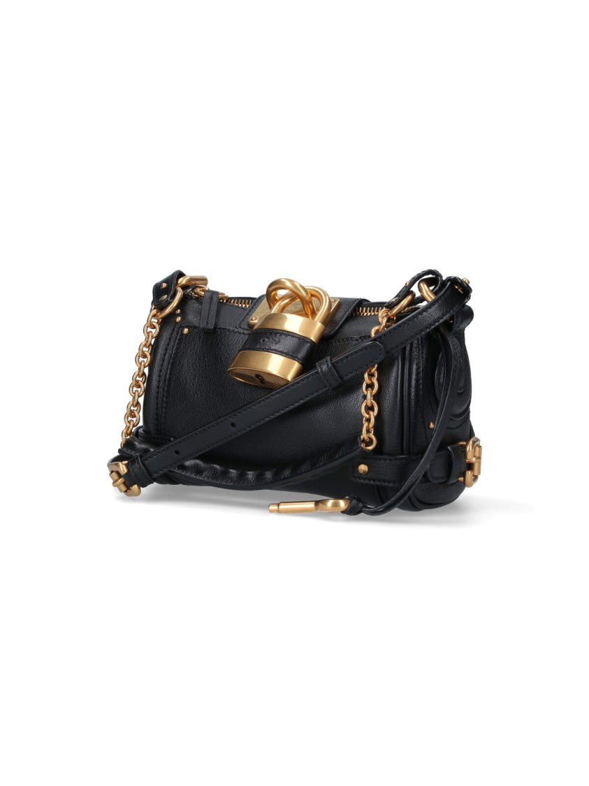 Chloé Black Paddington Textured Leather Bag