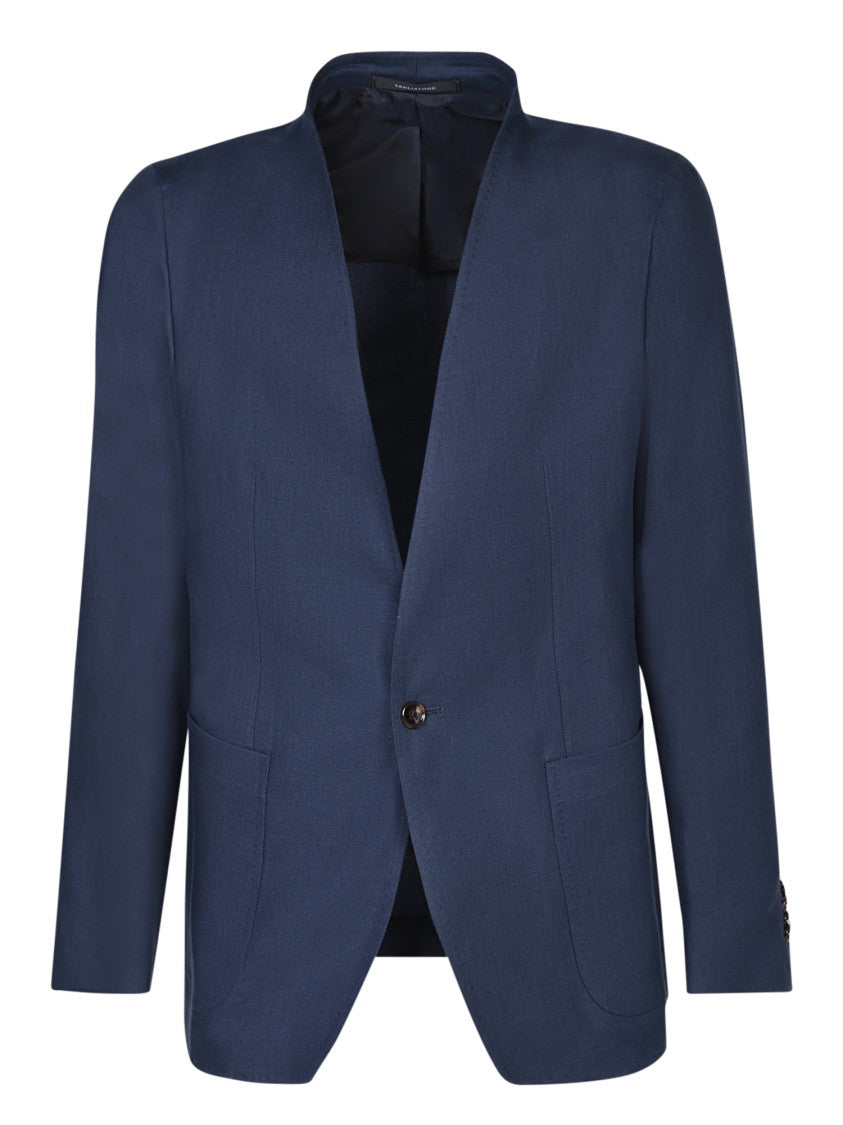 Tagliatore Blue Single Breasted Blazer