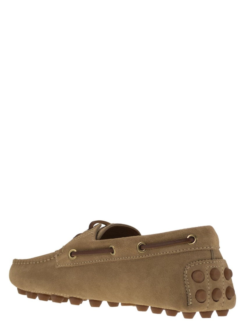 Tod's Rubber Bubble Suede Boat