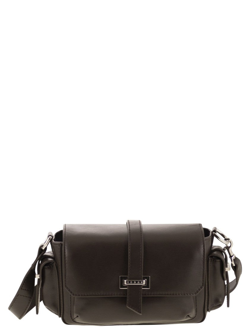 Hogan Small Leather Flap Bag