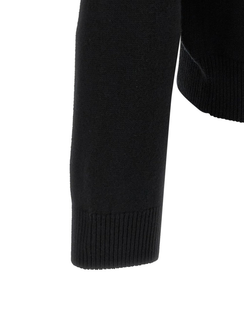 Kenzo Button-Up Black Cardigan Sweater