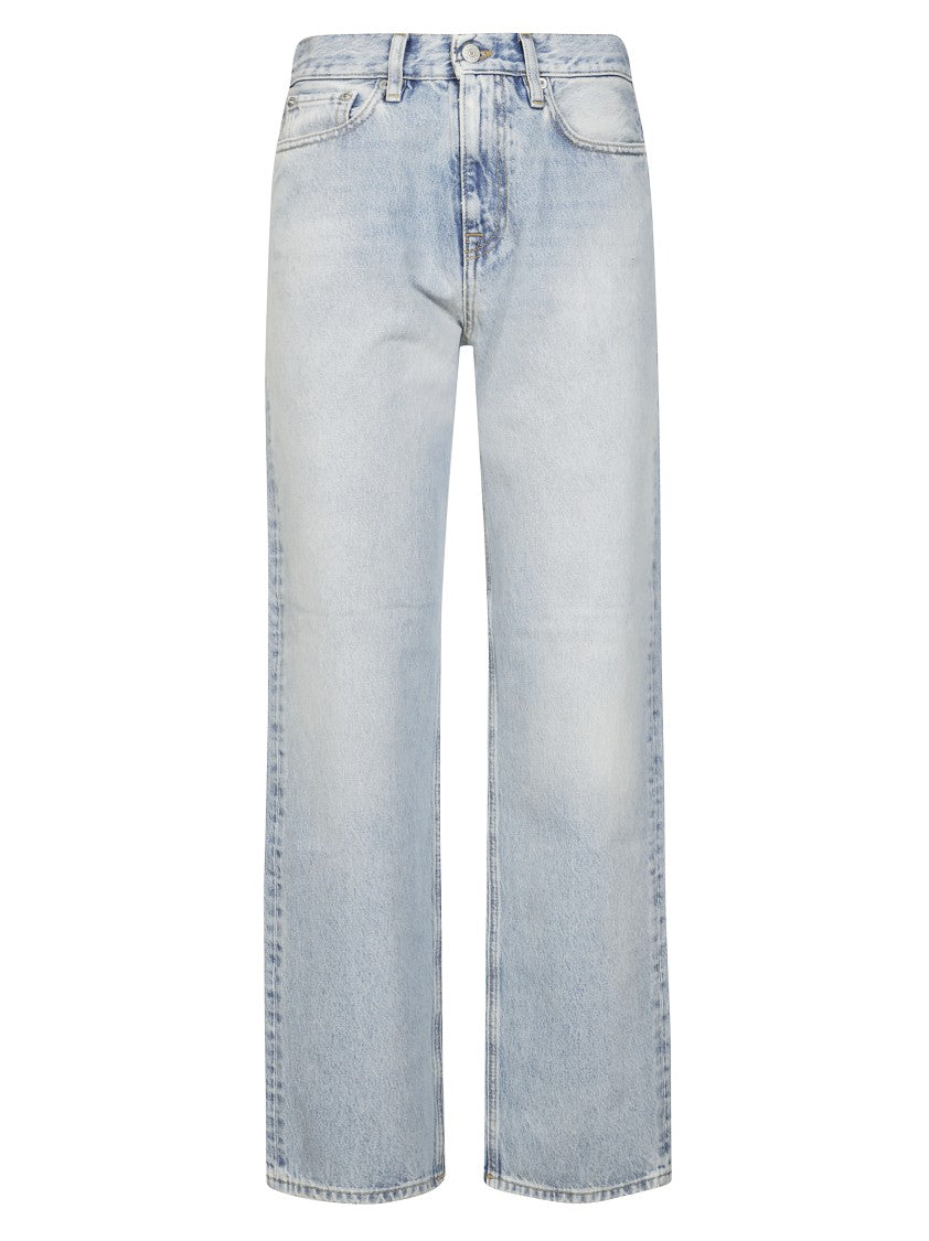Cycle Light Wash Straight-Leg Denim Jeans