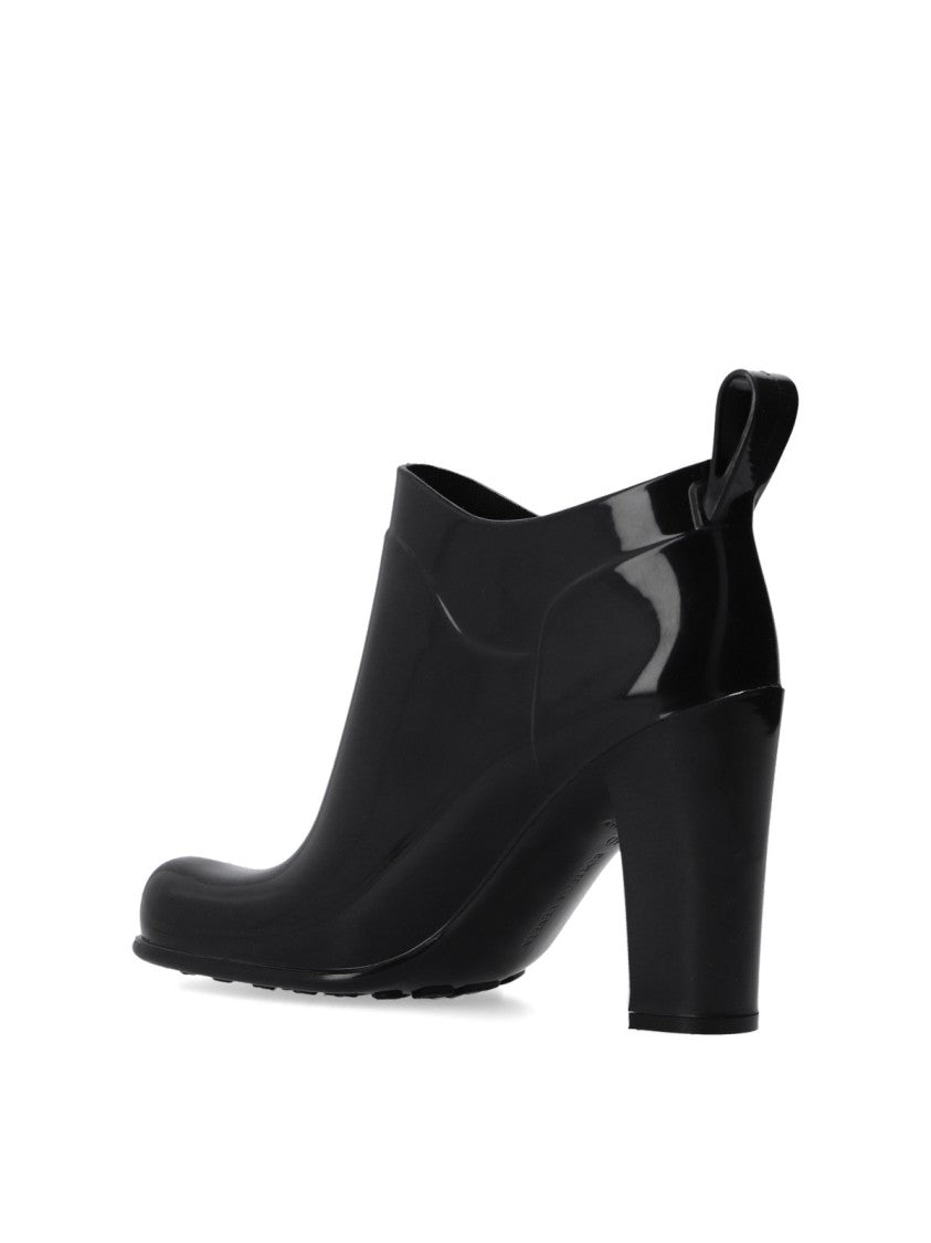 Bottega Veneta Shine Square Toe Ankle Boots