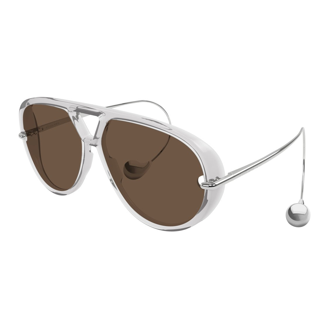 Bottega Veneta Bv1273s Bold Aviator Sunglasses