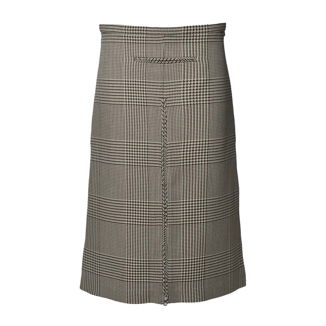 Courrèges Brown Wool Midi Skirt With Zip