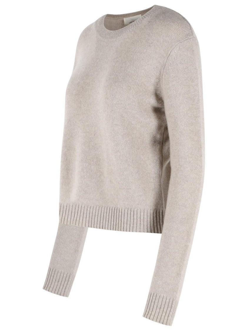 Lisa Yang 'Mable' Beige Cashmere Sweater