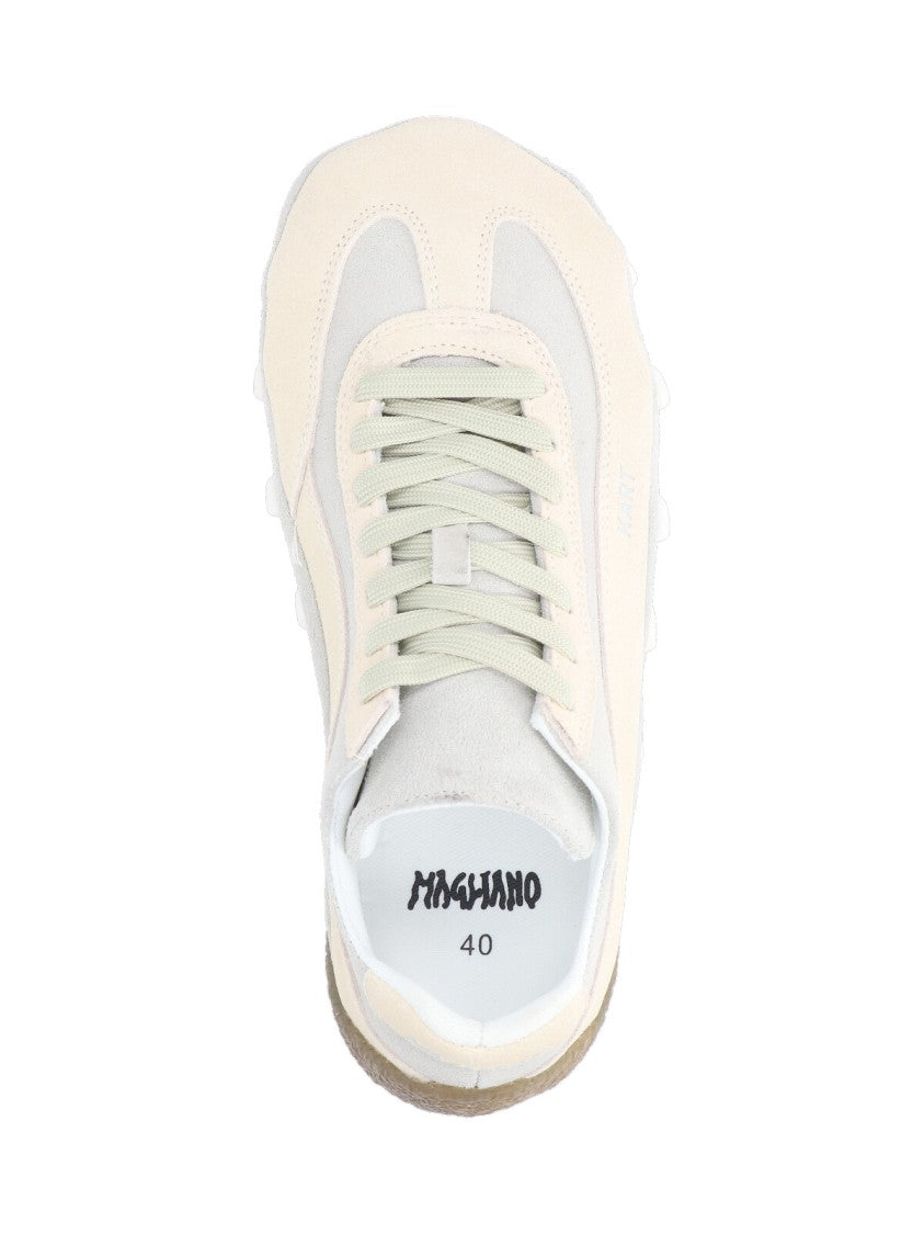 Magliano Grey Sneakers With Suede-Like Upper