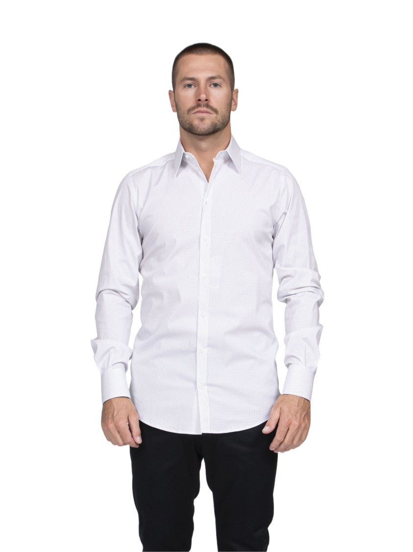 Dolce & Gabbana White Structured Tailored Shirt