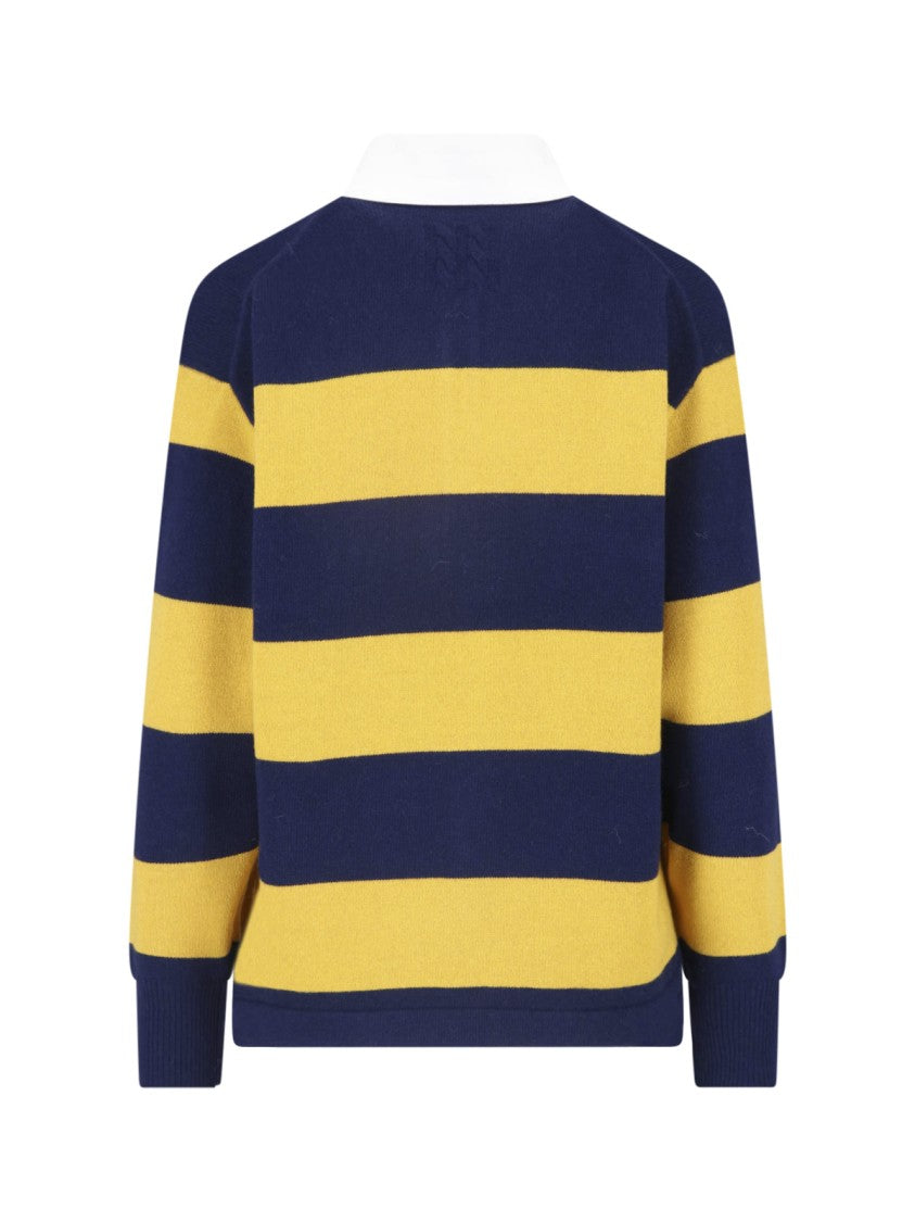 Nili Lotan Multi Rashida Striped Merino Wool-Blend Sweater