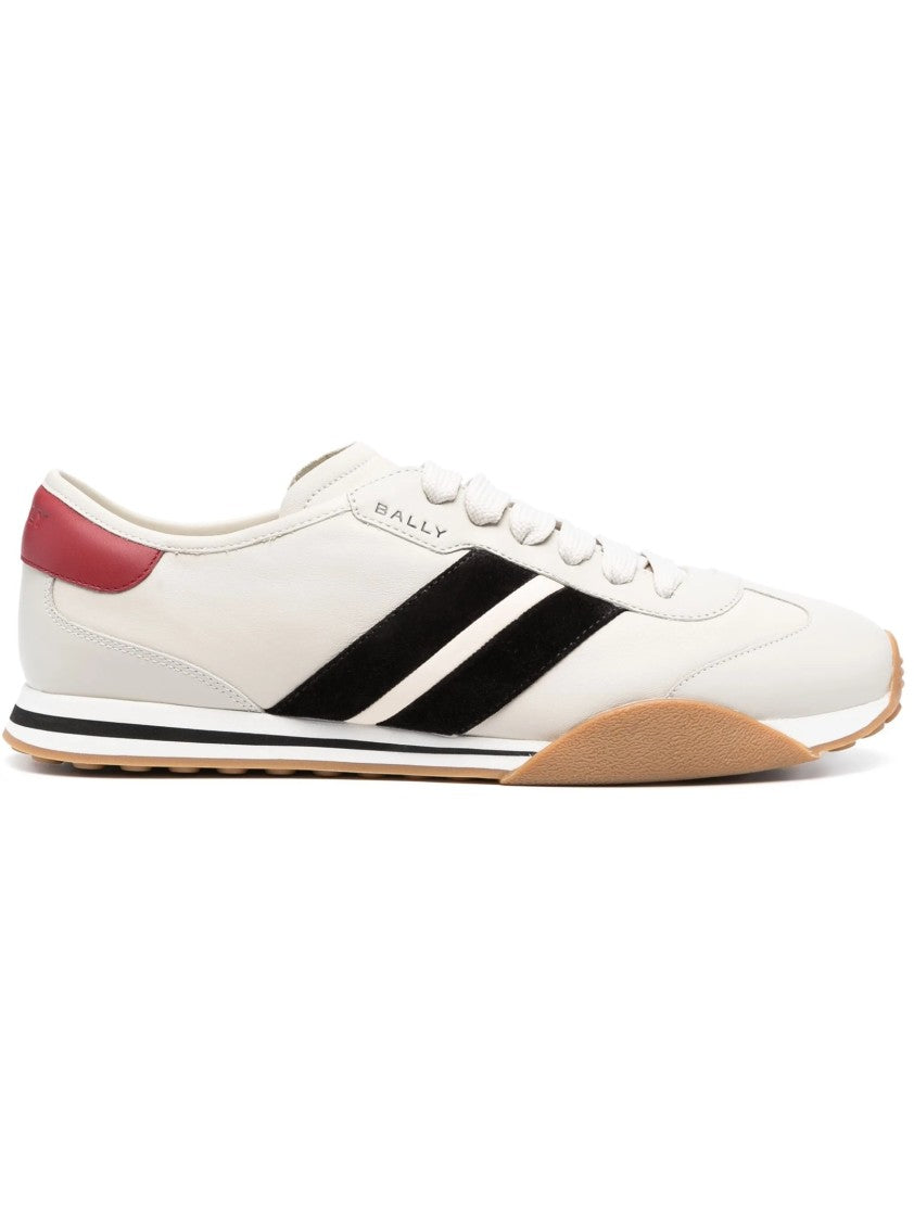 Bally Calfskin Sneakers With Bold Accents