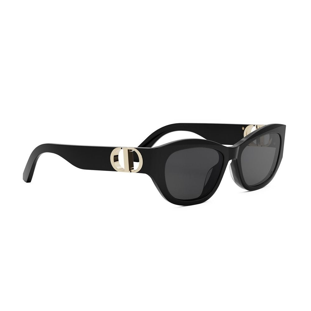 Dior 30Montaigne B5u Oval Black Acetate Sunglasses