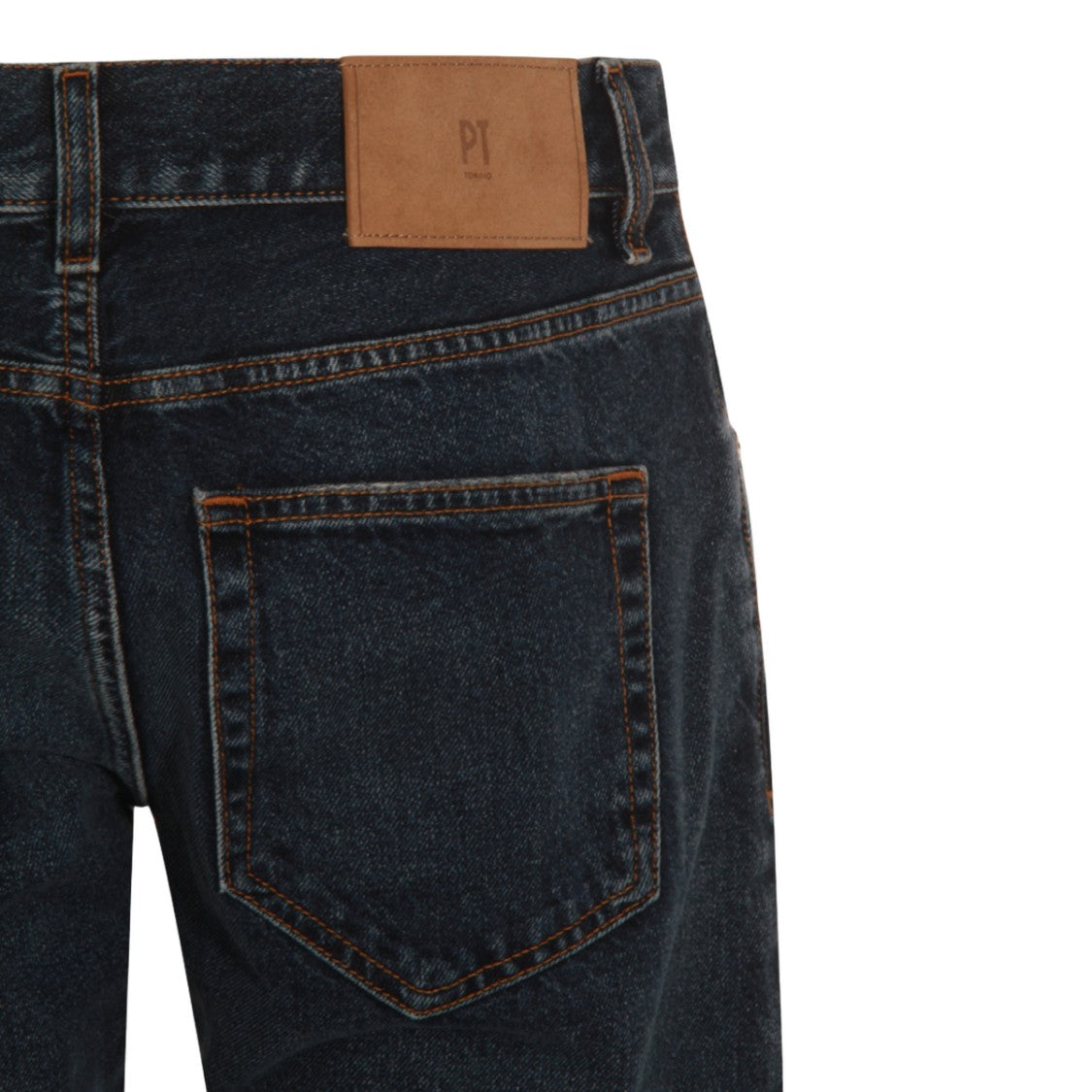 Pt Torino Straight-Leg Dark Indigo Jeans