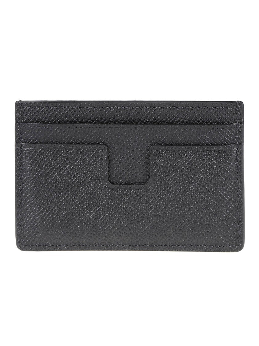 Tom Ford Textured Leather Wallet With Multiple Card Slots