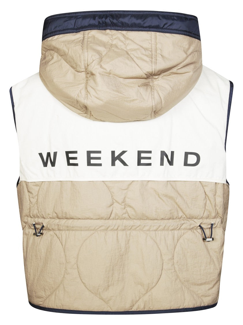 Max Mara Minimalist Short Gilet With Button Closure