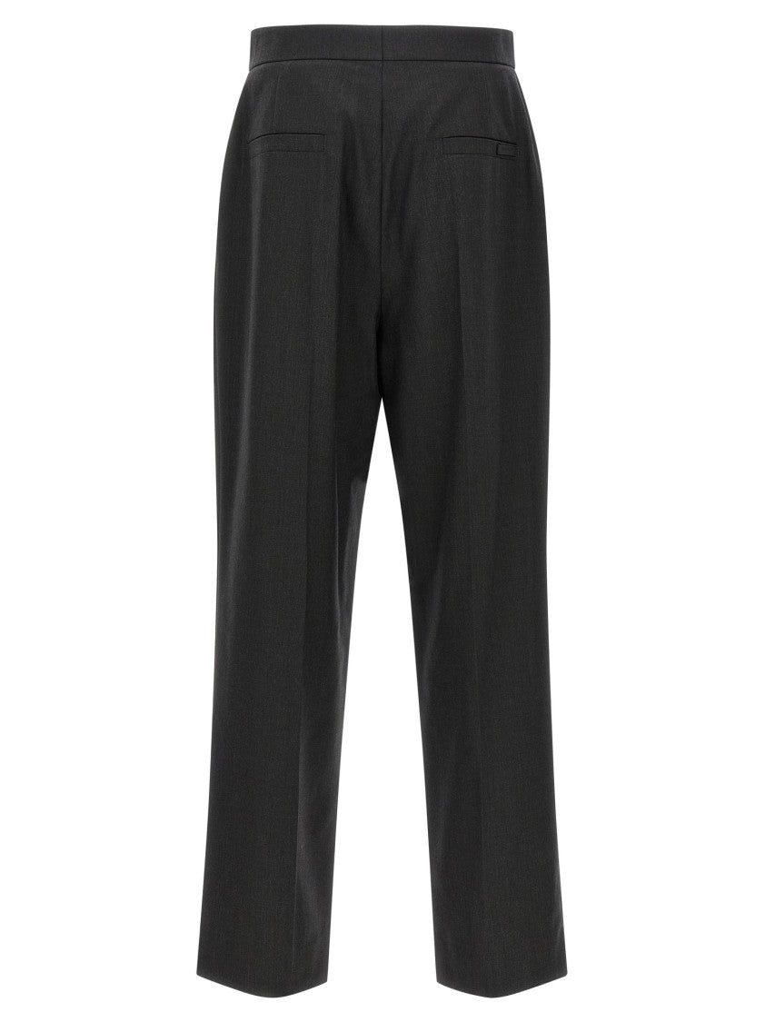 Fear Of God Herringbone Patterned Wool Pants With Relaxed Fit