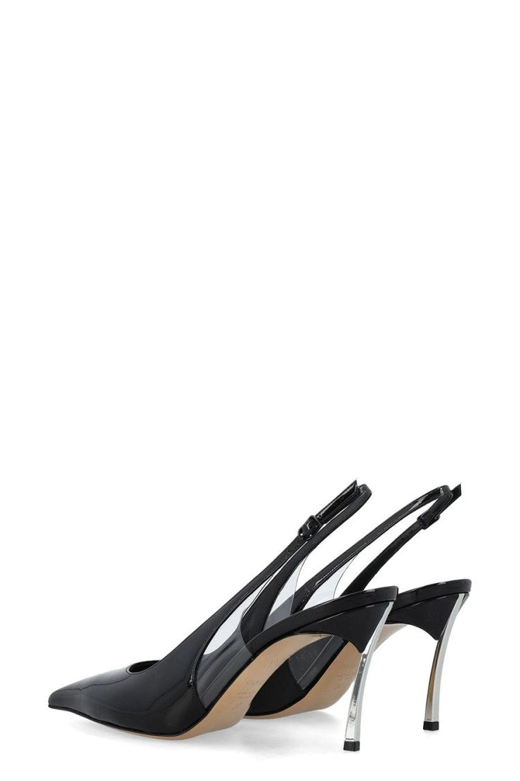 Casadei Black Leather Pumps
