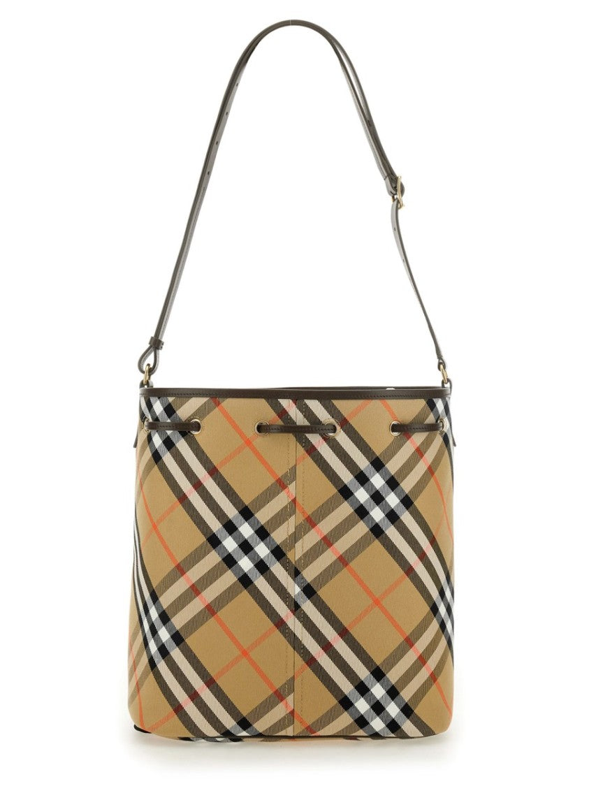 Burberry Check Bucket Bag