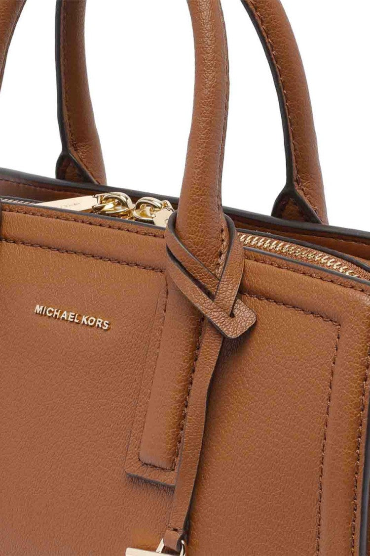 Michael Kors Brown Leather Tote Bag