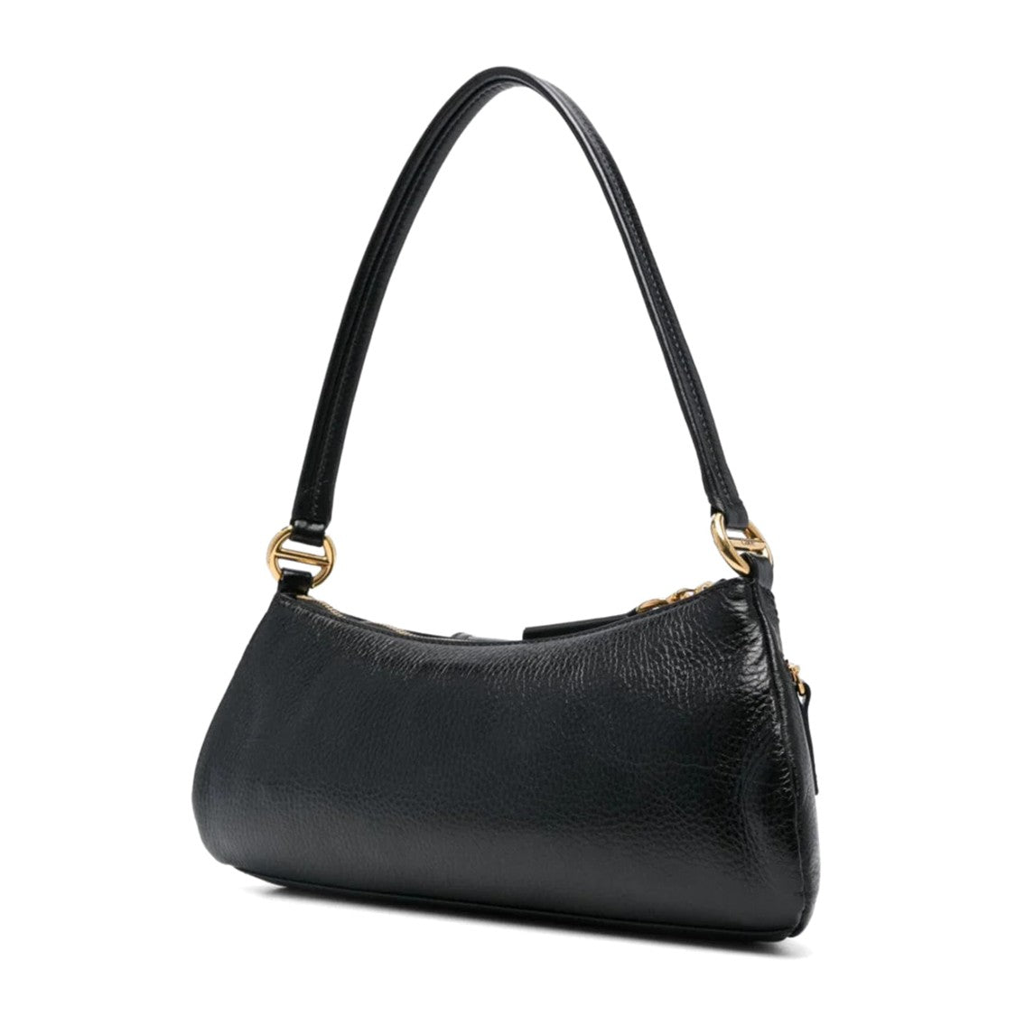 Chloé Curved Shoulder Bag With Gold Hardware Detail