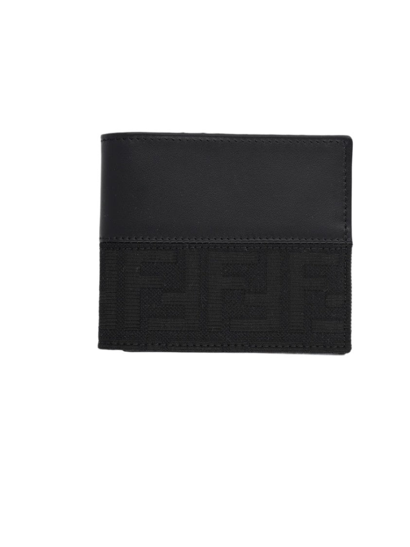 Fendi Black Smooth Calfskin Bifold Wallet