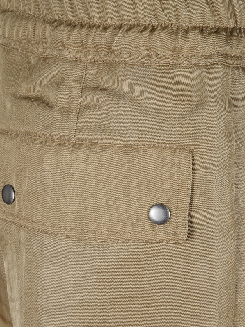 Dries Van Noten Prima Pants With Flap Pockets And Drawstring Waistband