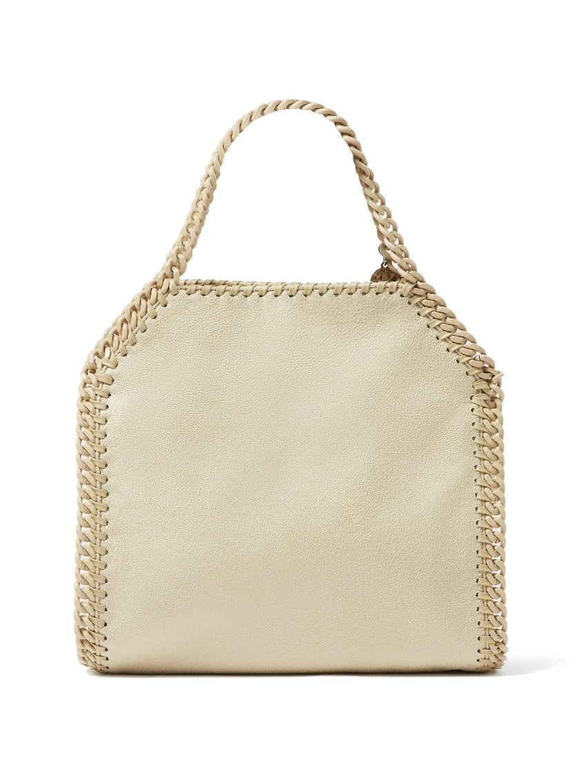 Stella Mccartney Mini Shoulder Bag With Whipstitch Detail And Chain Strap