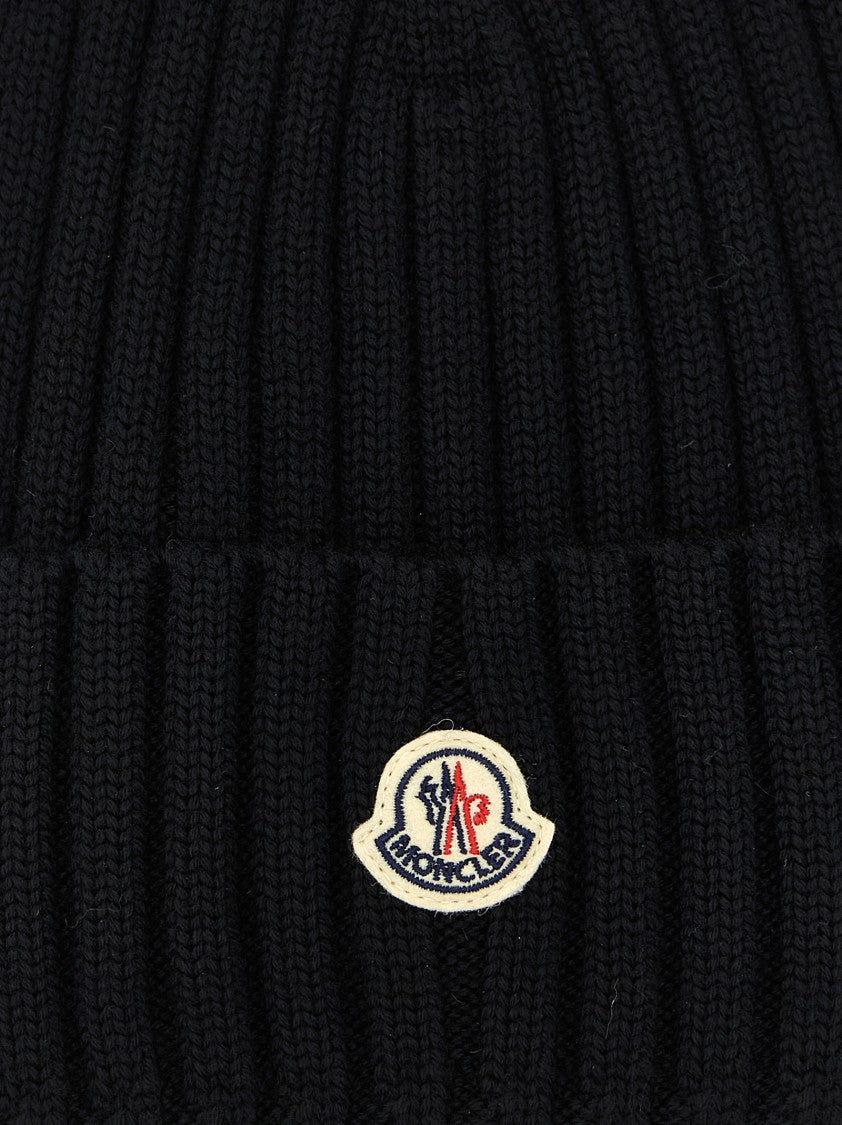 Moncler Ribbed Wool Beanie