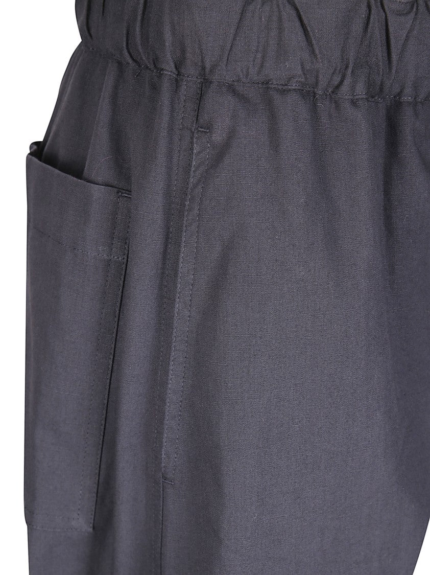 Studio Nicholson High Waisted Trousers With Belt Holes