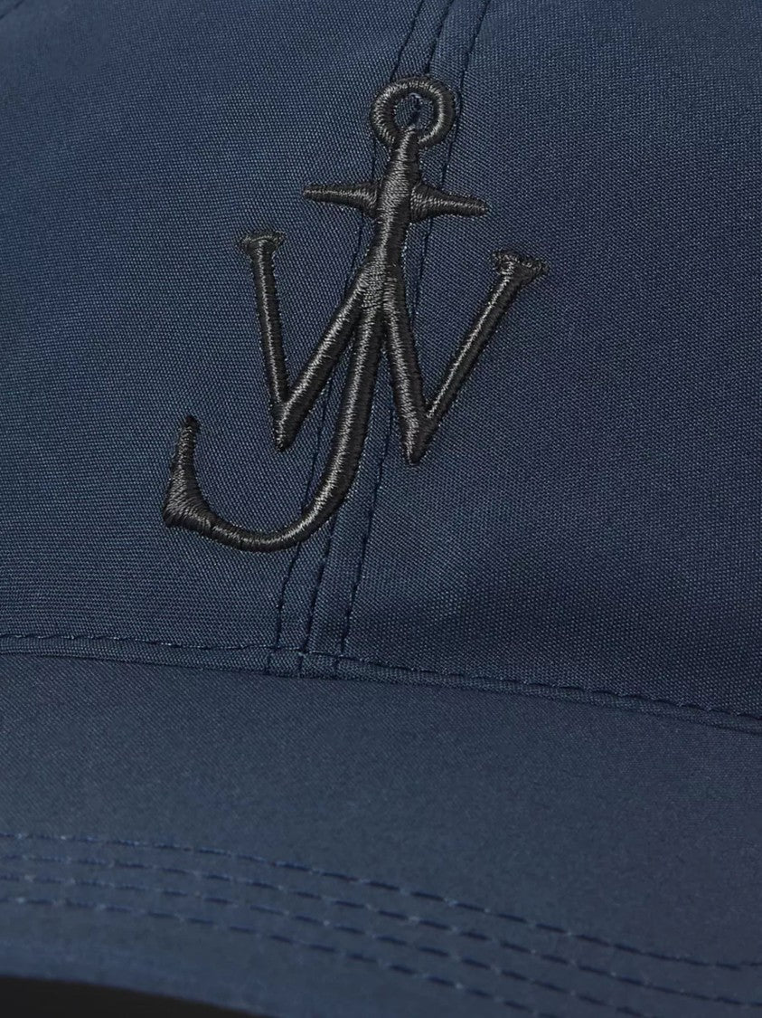 J. W. Anderson Deep Blue Embroidered Logo Hat
