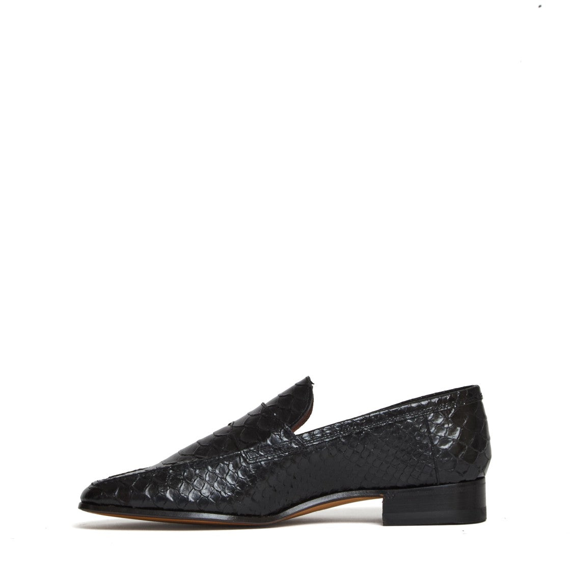 Paris Texas Alain Loafer Python Printed Leather Loafers