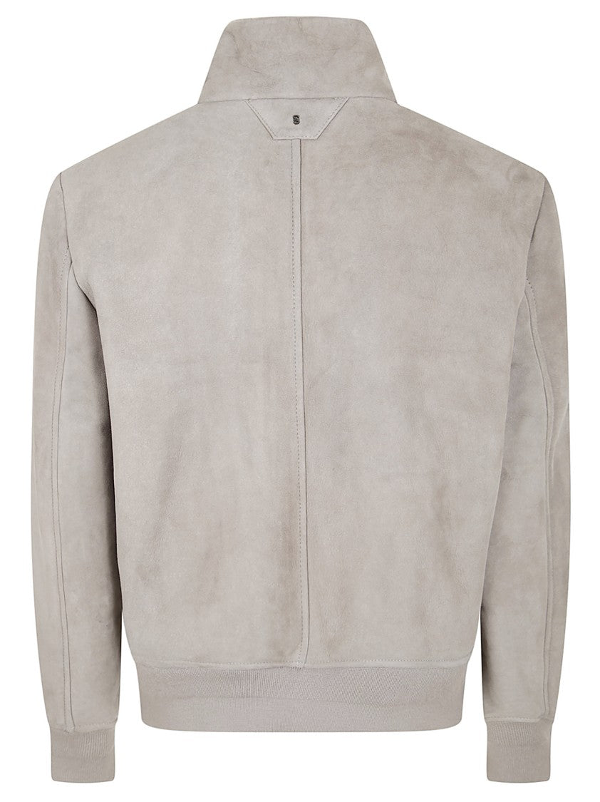 Salvatore Santoro Premium Sheep Skin Casual Jacket With Stand-Up Collar