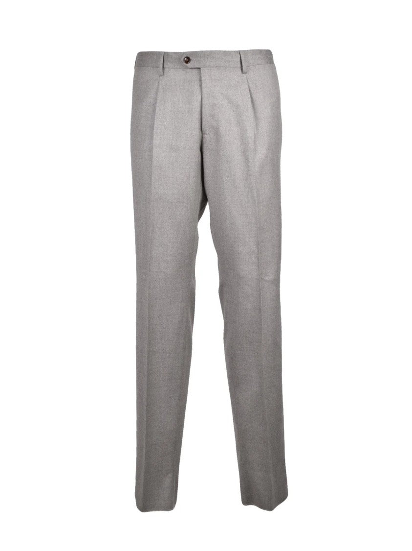 Sartoria Latorre Grey Virgin Wool Formal Suit