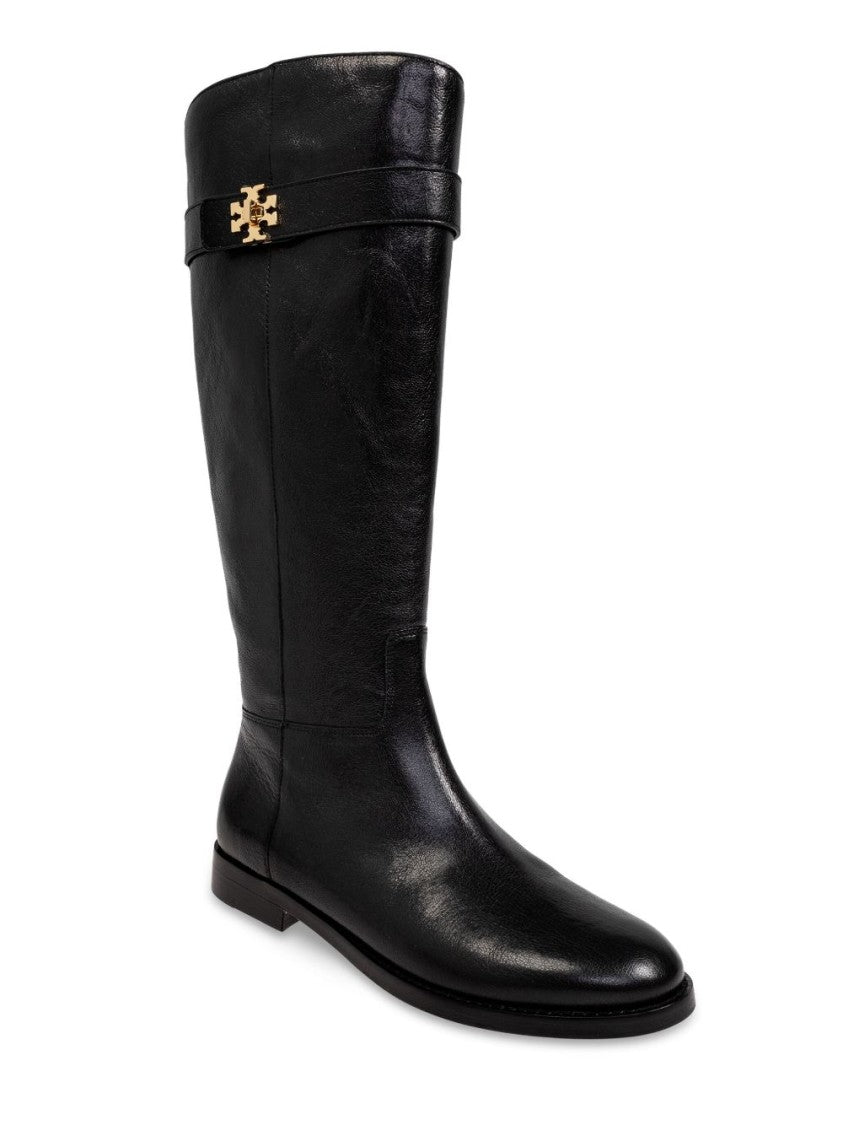 Tory Burch Polished Caprine Leather Knee-High Boots