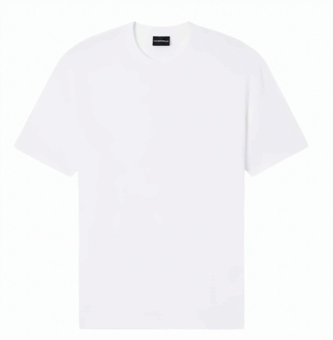 Emporio Armani Jacquard Jersey All Over Lettering T Shirt