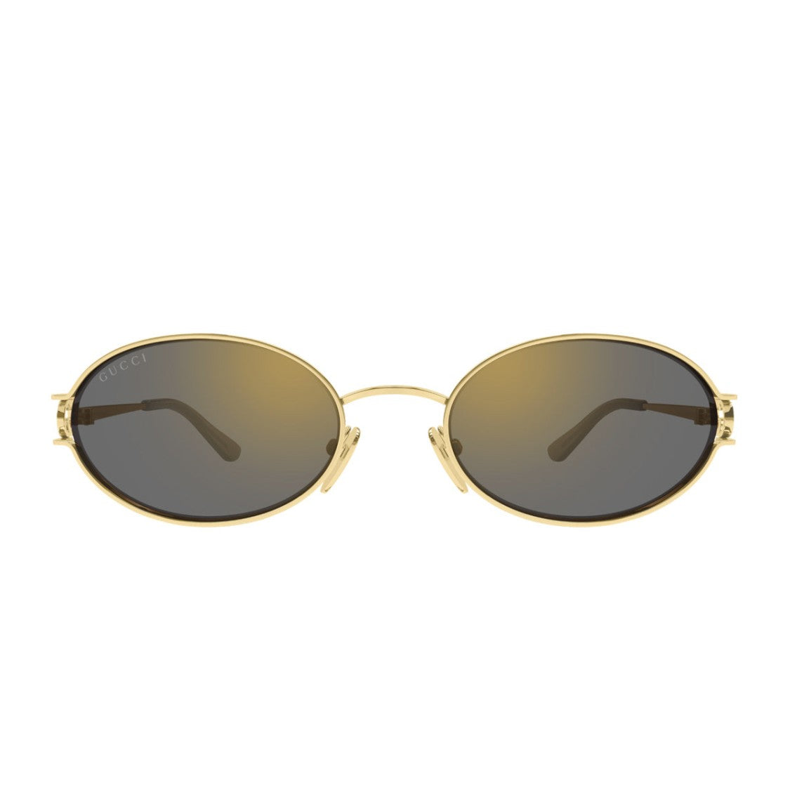 Gucci Gold Gg2233s Linea Emblem Metal Sunglasses