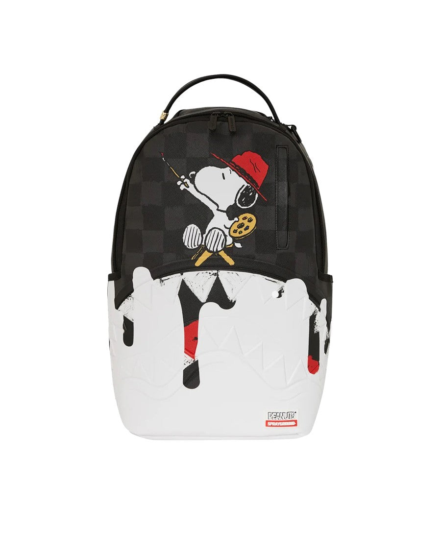 Sprayground Snoopy Painting Shark Backpack Dlxsv