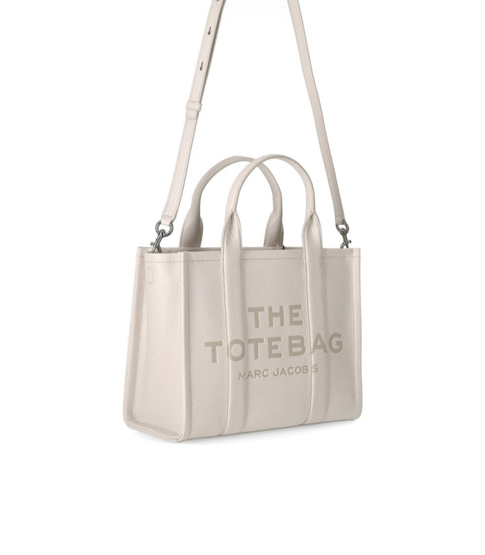 Marc Jacobs The Leather Medium Tote Cotton Handbag