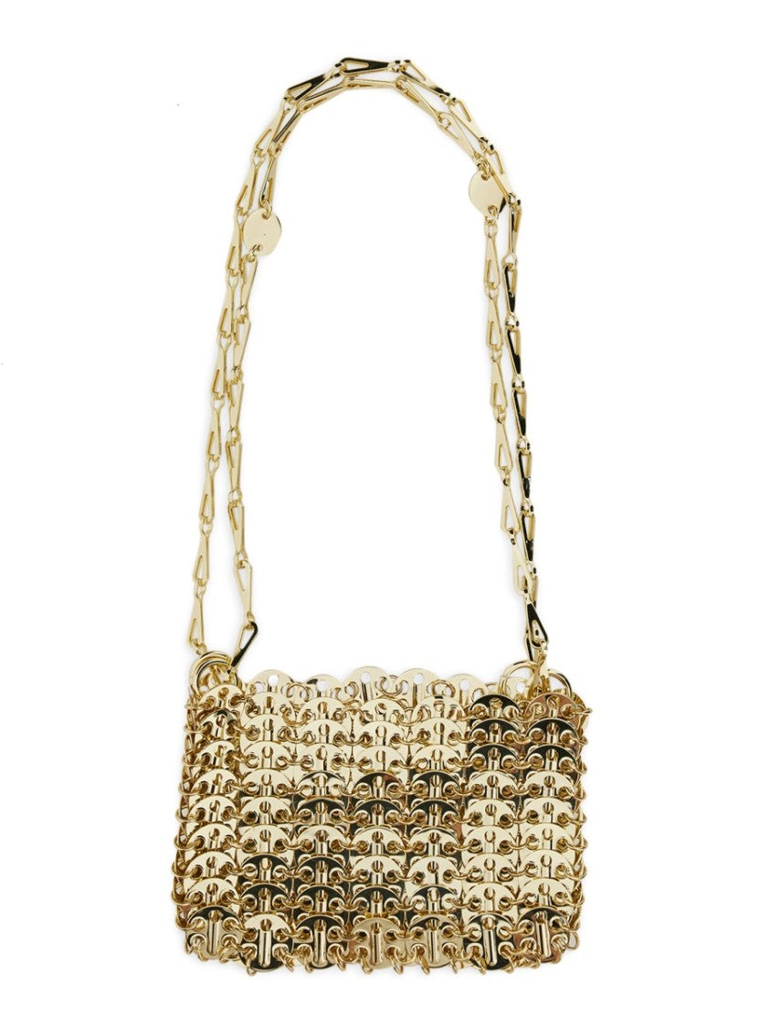 Rabanne Nano Shoulder Bag With Chainmail Texture