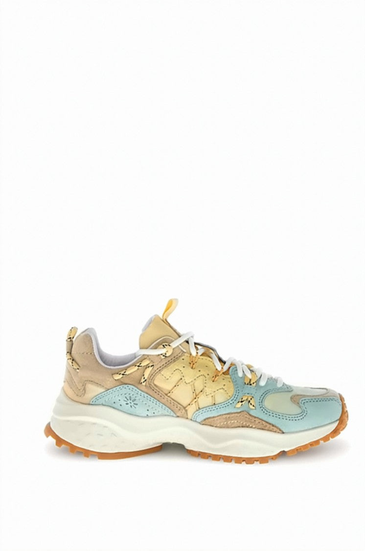 Flower Mountain Multicolor Ripstop Suede Bicolor Sole Outdoor Sneakers