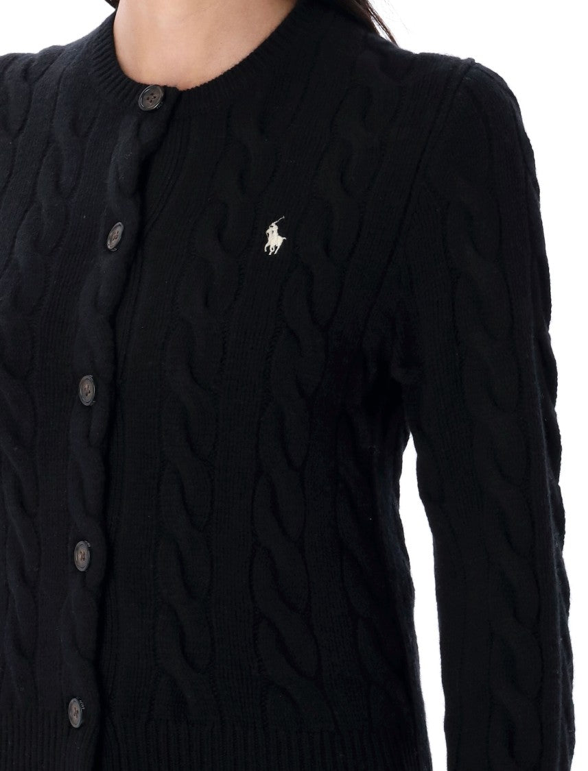 Polo Ralph Lauren Cable Knit Wool-Cashmere Slim Cardigan