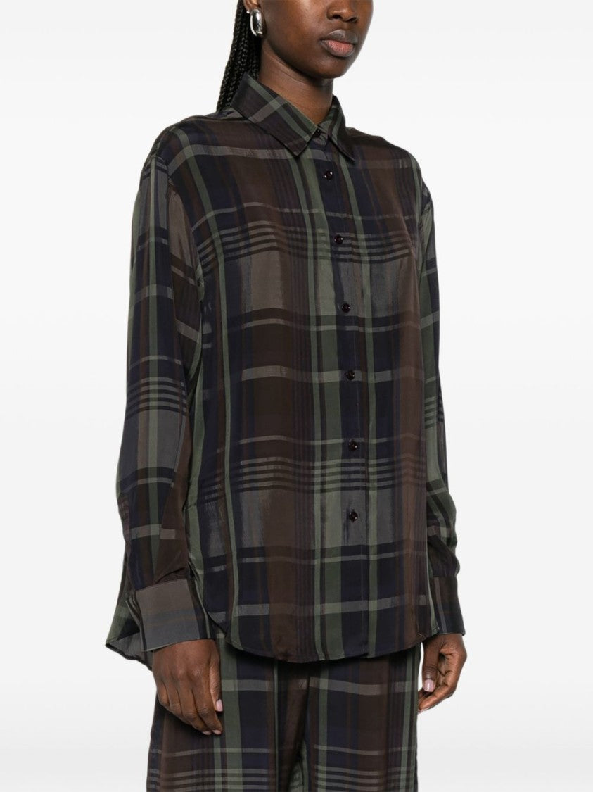 The Frankie Shop Multicolor Plaid Viscose Casual Shirt