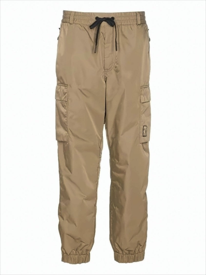 Moncler Utilitarian Straight Pants With Cargo Pockets