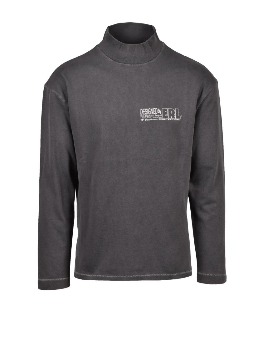Erl Grey Cotton T-Shirt