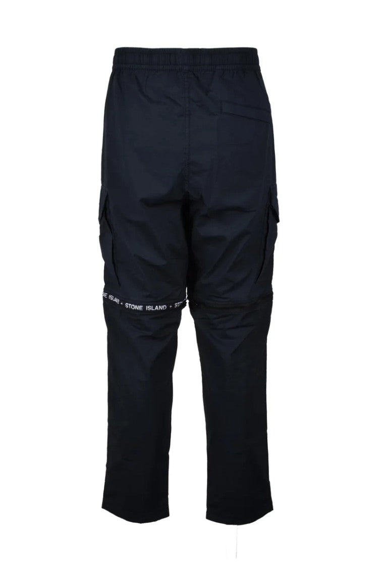 Stone Island Cotton Stretch Cargo Pants - Navy Blue