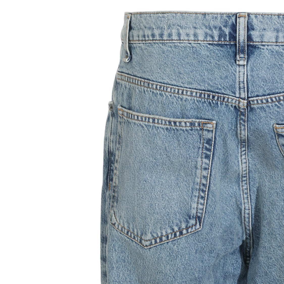 Rag & Bone Straight-Leg Denim Jeans With Mid-Rise Waist And Subtle Distressing