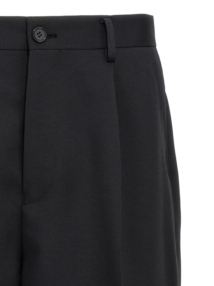 Undercover Tailored Black Wool Bermuda Shorts