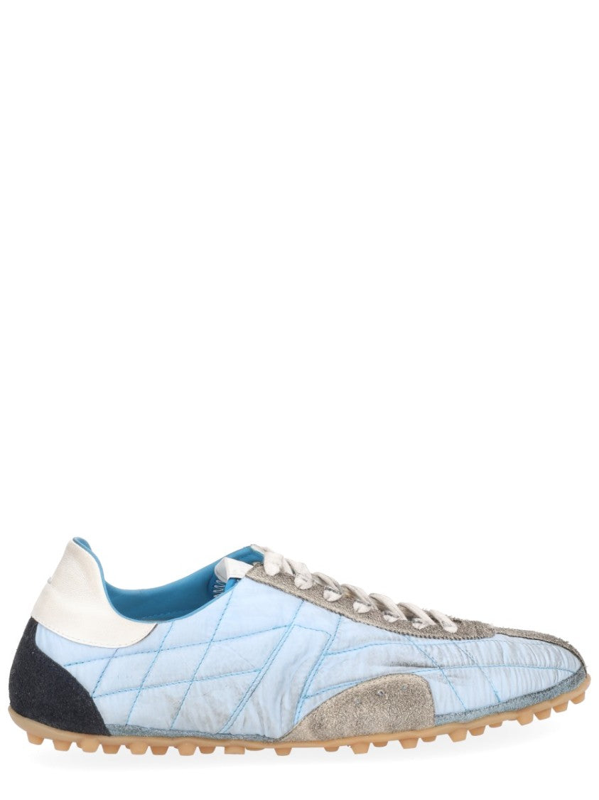 Maison Margiela Light Blue Sprinters Suede Sneakers