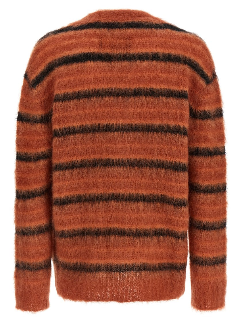 Marni Brushed Striped Cardigan