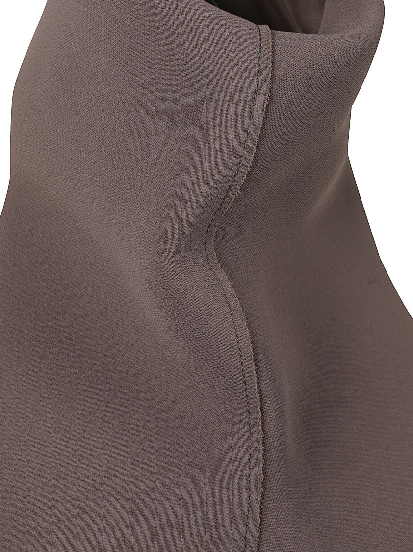 Khaite High Neck Structured Top With Sculptural Silhouette